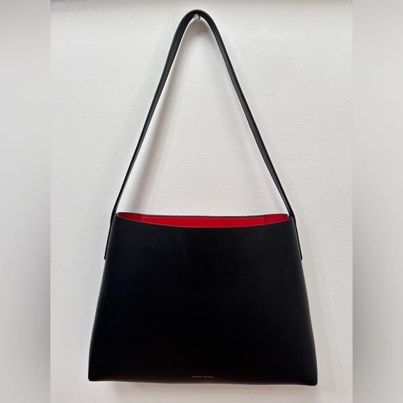Rare Mansur Gavriel Small Hobo Black Leather Bag - Picture 3 of 9